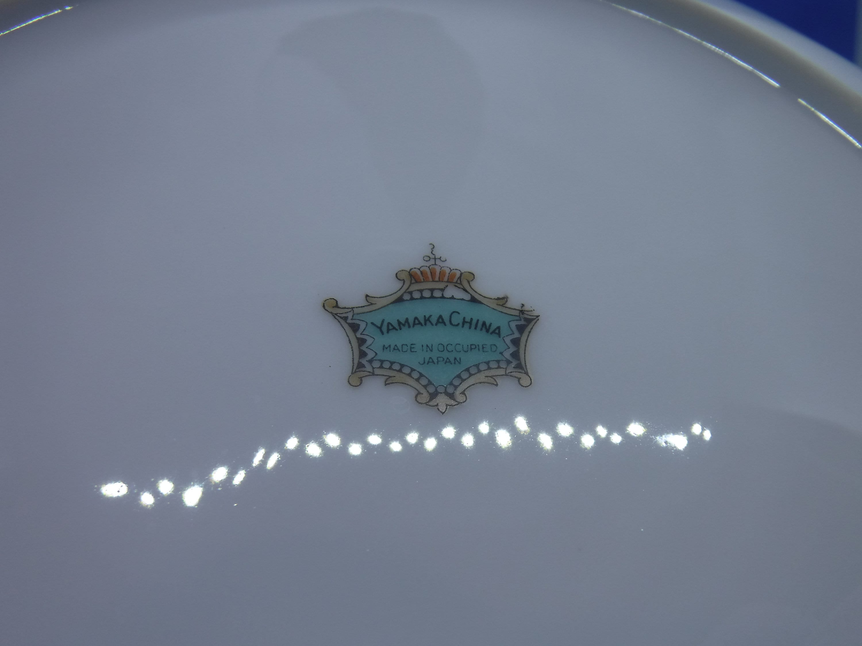 チュードーユードー ミラクルユードー 製 陶器のオブジェ 60's Yamaka China YAM30 Made in Occupied Japan Floral Pattern