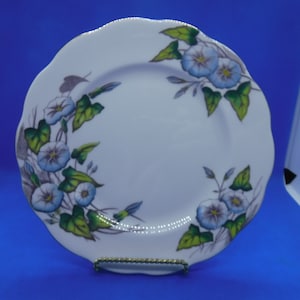 Royal Albert Flower of the Month No. 9 Morning Glory Bone China Salad Plate