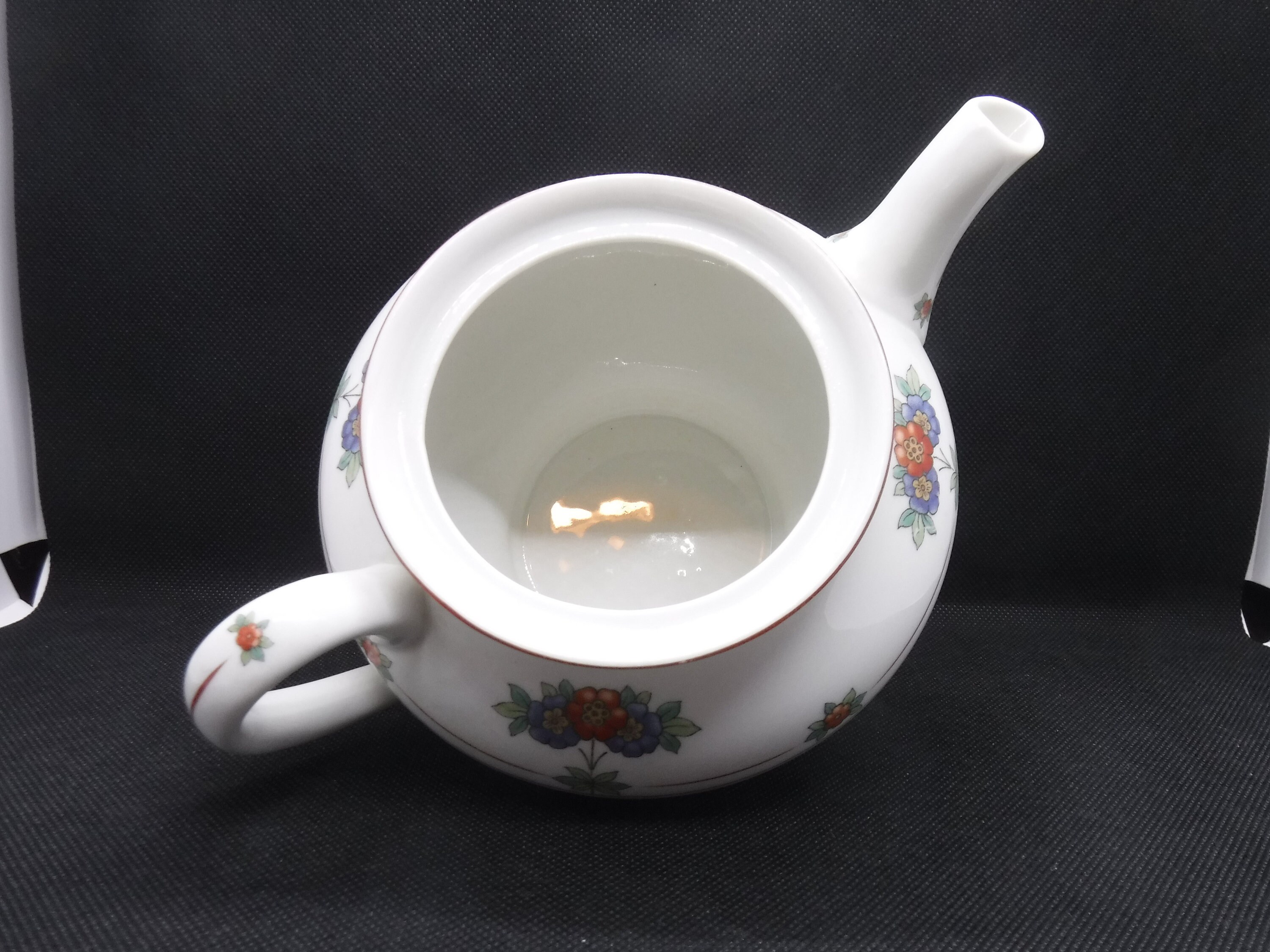 Syracuse China Canterbury Mini Teapot With Lid, Floral Band, Vintage