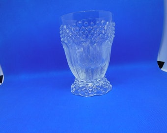 Gorham Crystal Emily's Attic Clear Double Old Fashioned Textured Tumbler