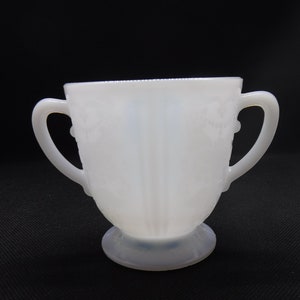 MacBeth-Evans Glass American Sweetheart Monax depressieglazen suikerpot