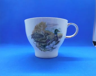 Elizabethan Bone China Mallard Duck Wetlands Oversized Tea Cup