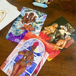 Beauty And The Soul Oracle-31 Card Oracle Deck,  Oracle Deck for Black Women, self- Love Oracle Cards, Feminine Oracle Deck