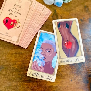 Tales From the Heart Oracle Deck-PREORDER, 45 kaartendek, Love Oracle Deck, zwart orakelspel, lees de beschrijving voordat je de bestelling plaatst