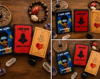 Relationship Insight Oracle Deck Bundle: Tales from the Heart, I AM HIM+ Shadow Edition