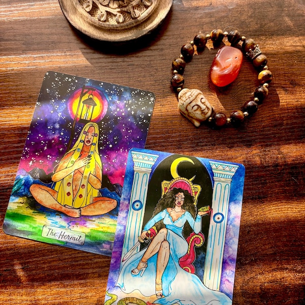 Beauty and the Soul Oracle Deck: Watercolor Feminine Energy Cards (31 Cards)