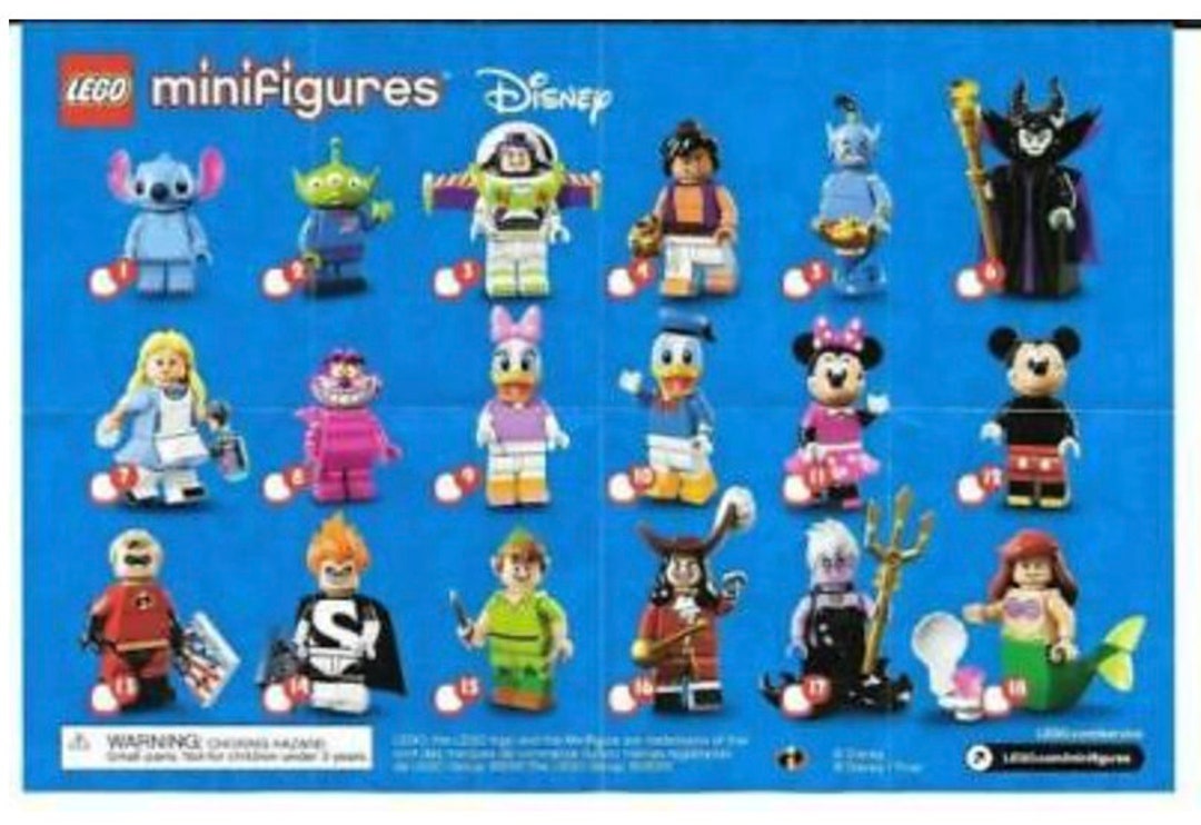 LEGO Minifigures Disney Series 1 1018 Etsy