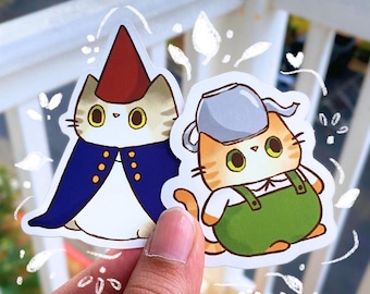 Wirt & Greg Cat Stickers | OTGW Stickers | Autumn Cat Stickers | Over the Garden Wall Stickers
