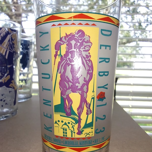 1997 Official KENTUCKY DERBY Mint Julep Glass, Churchill Downs