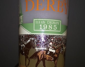 1985 Official KENTUCKY DERBY Mint Julep Glass, Churchill Downs