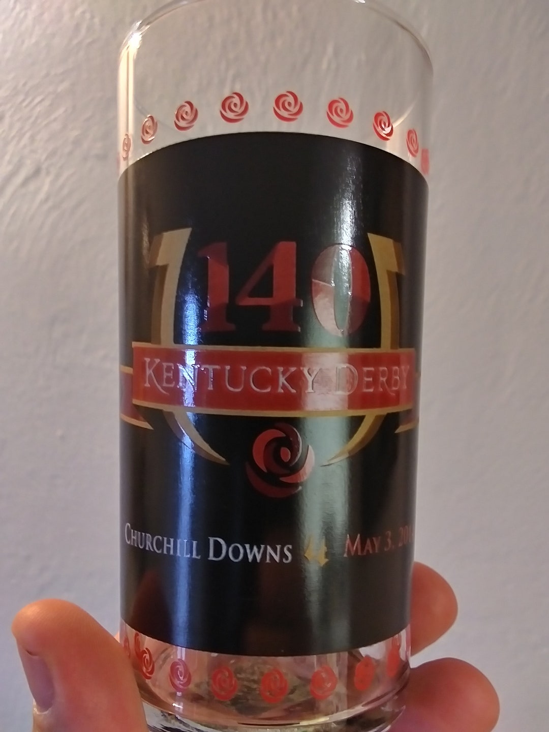 thumbnail image 2 of 2005 Official Kentucky Derby Mint Julep Glass – Churchill Downs Horse Racing – 12 Oz (New Old Stock) 2 of 3