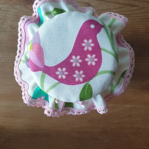 jar cover for sourdough starter, Reusable washable mason jar cover, kitchen storage covers. perfect gift  with lace trim