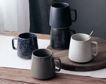 Handmade Ceramic Mug, Coffee Mug, Gift for Her, Gift for Him, Stoneware Mug, Birthday Gift, Hand Glazed Mug, 12 Oz Handmade Mugs Coffee Cup