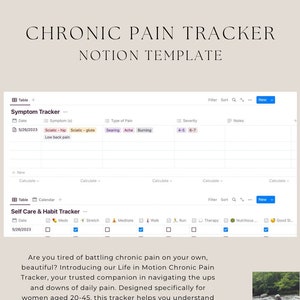 Chronic Pain Tracker | Notion Template