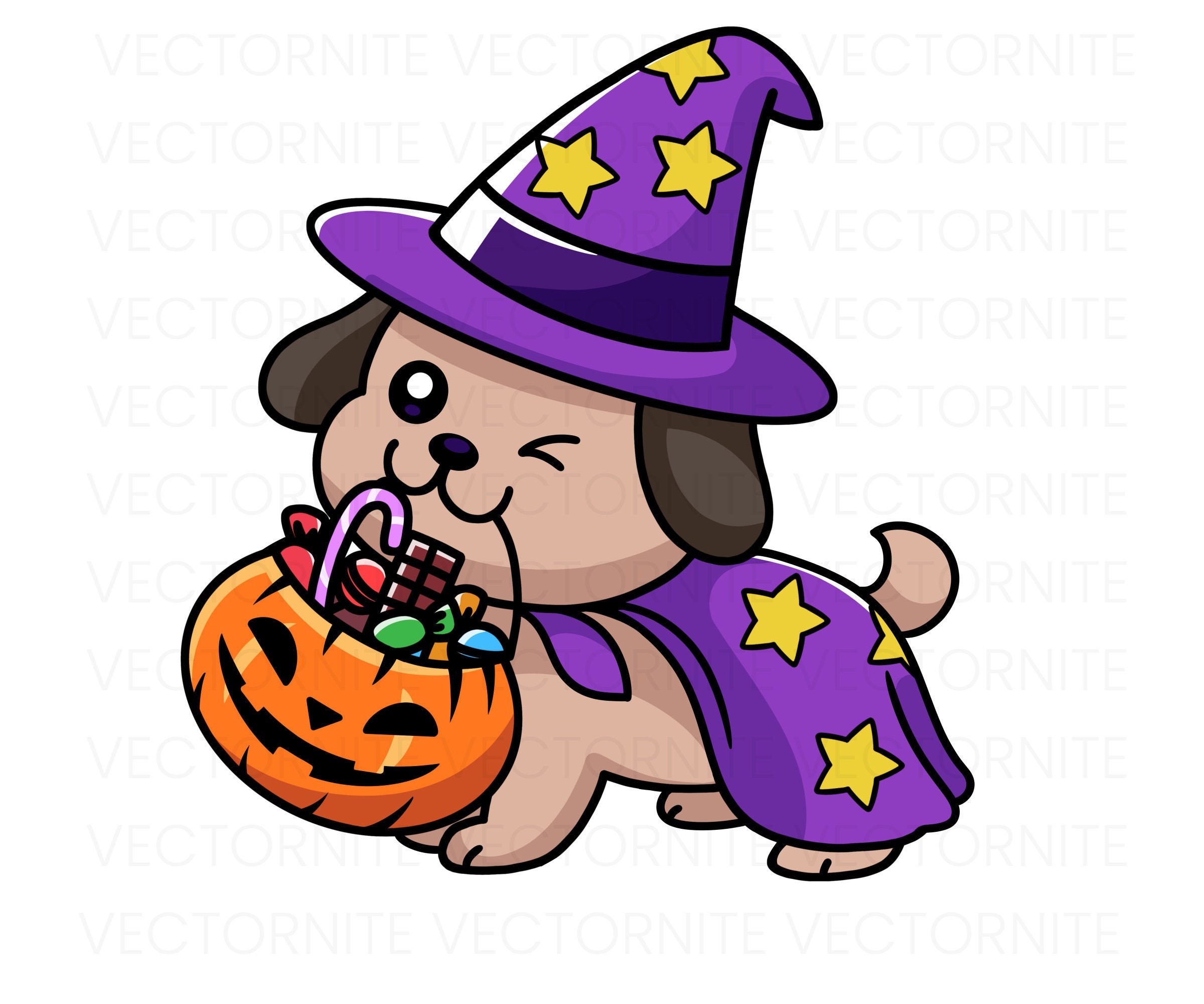 Dog Halloween Clipart - wvv4cpj