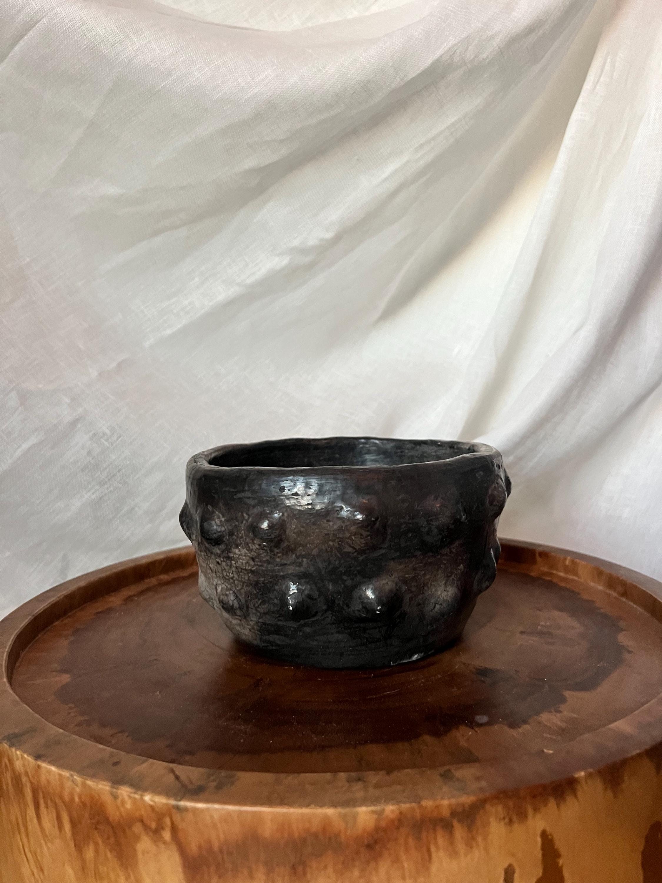 Berber Clay Vessel Handmade Clay - Made by a tribe in Tunisia