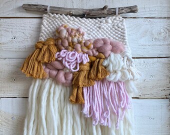 Blush and Mustard Wall Hanging