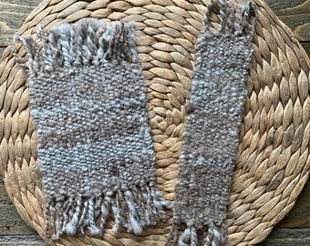 Handwoven Bookmark and Mug Rug Set