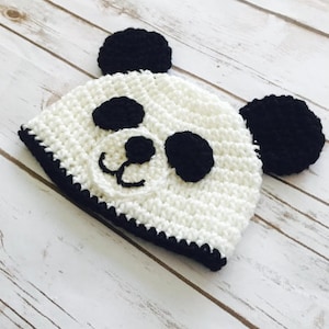 Crochet Panda Hat: Cozy Winter Costume Beanie