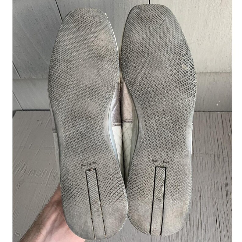 2000s Prada Sport Mules Y2K Vintage Quilted Slipon Sneaker Vintage Prada Sport Sneakers Slip On White 2000s 1990s Vintage Designer Womens image 9