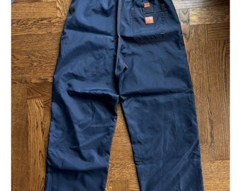 1990s Nylon Pants 2000s Vintage Stephen Sandler Body Body Wear BBW Wide Y2K Kikwear Macgear JNCO Pipes 90s 2000s Loose Baggy Wide Leg