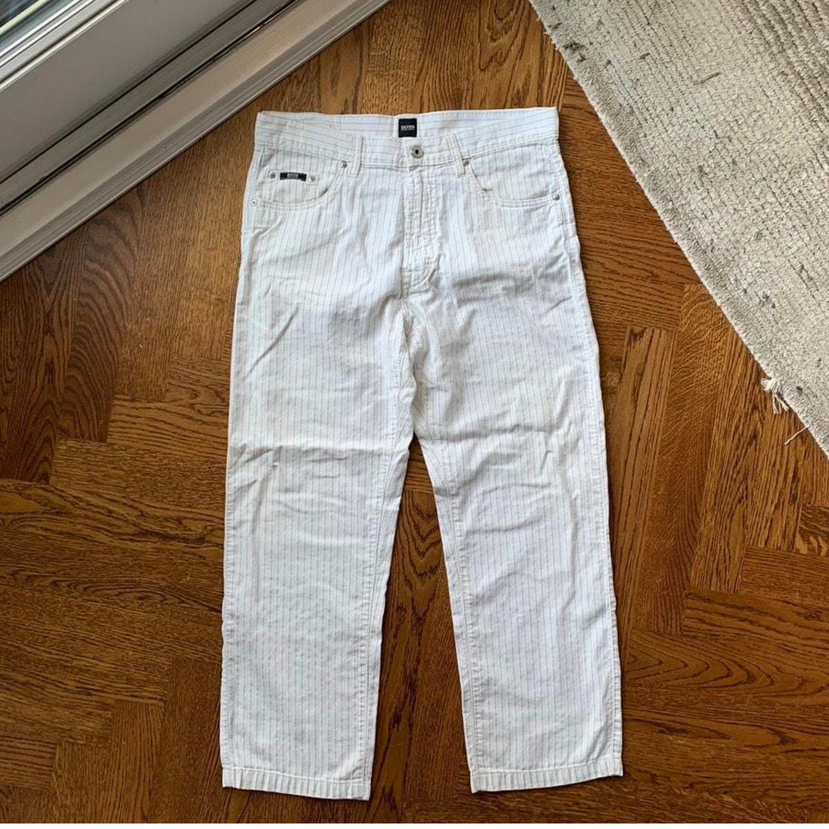 Armani Striped Pants - Etsy