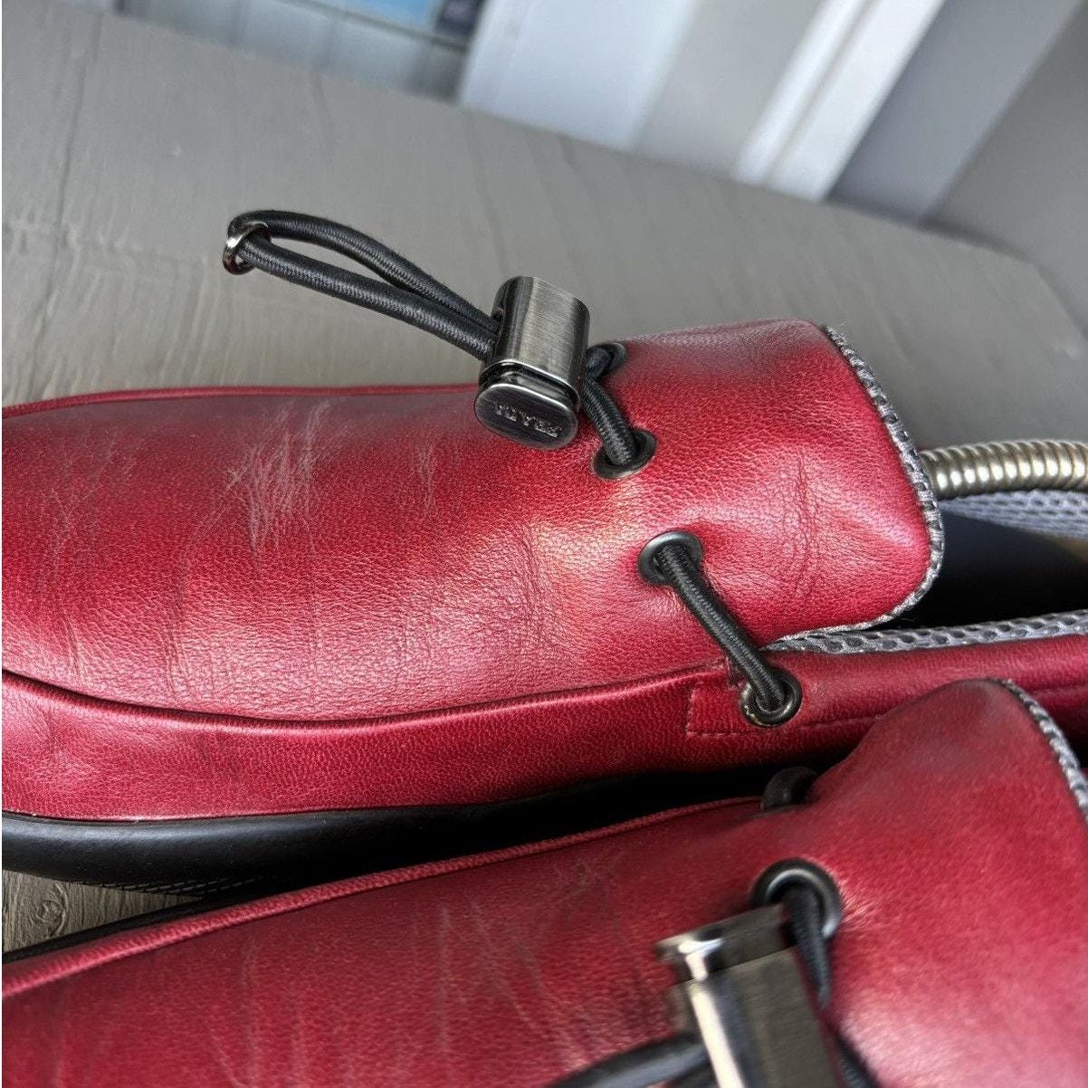 S/S 2002 Prada Sneakers Vintage Slip on Toggle Linea Rossa Vintage