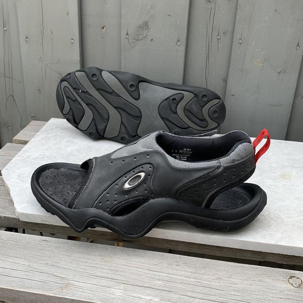 2000s Oakley Smoke Sandals Vintage Slip on Rare Mules Clog