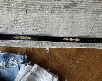 Vintage ACME Python Scale Belt Womens 23 Waist Snakeskin USA Snake Skin Western Cowboy 60s 70s 80s 1970s 1980s True Vintage Belts Mens Women