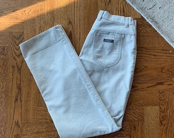 Vintage Wrangler Jeans Cord Hose 1970er 1980er Jahre Full Fit Wrangler Misses Full Size 16 Made in USA Vintage Cord Hose Pferd 1970er Jahre