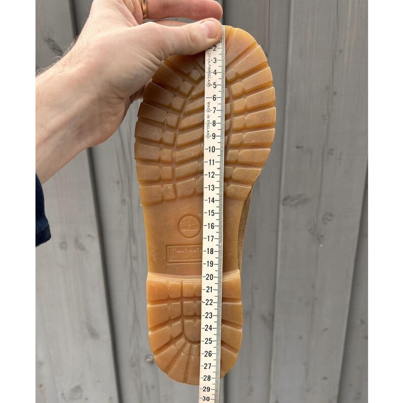 Vintage Timberland Suede Mules Lug Sole Boots Vintage Slip On Clogs Sheepskin UGGs Wheat Garden Mens 8.5 Womens 10 Slides Sandals Slippers image 7