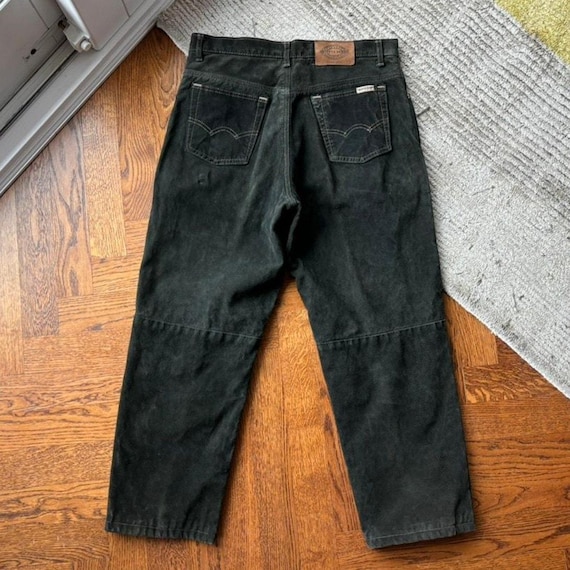 Vintage Suede Pants Vintage Skotts Suede Washable Suede Green