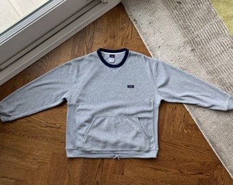 90s Vintage Tommy Jeans Fleece Pullover Sweatshirt 2000s Y2K 1990s Vintage Tommy Hilfiger Vintage Fleece Sweater Vintage Pullover Crewneck
