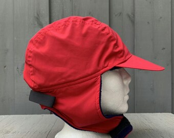 90s Vintage MEC Winter Hat Synchilla Trapper Ushanka Earflap VNTG