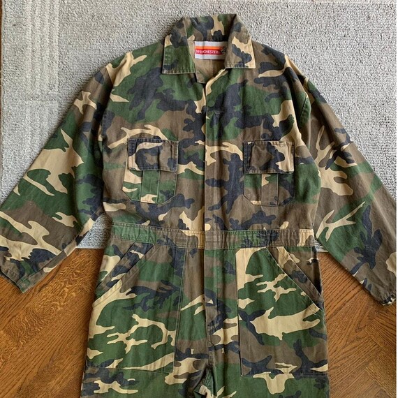 ヴィンテージ ハンティング カバーオール ヴィンテージ ウッドランド