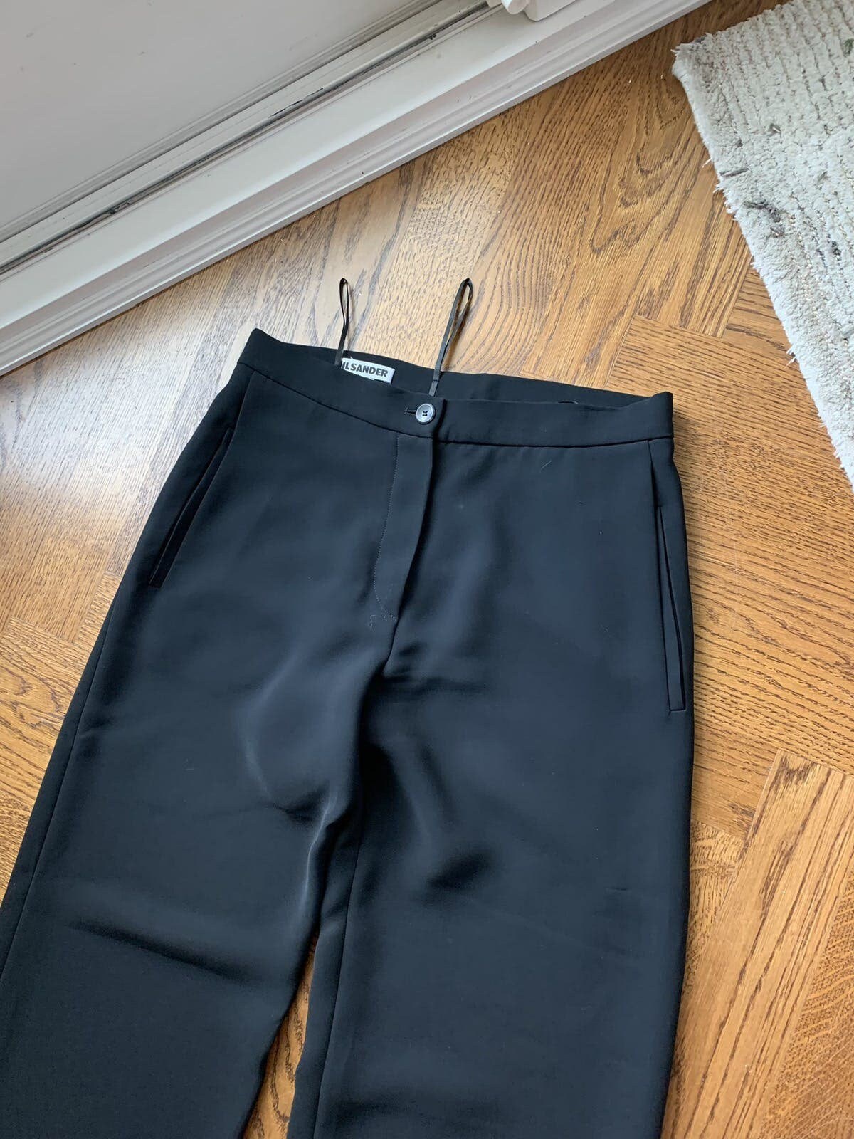 パンツ Jil Sander 00s 2 Tuck Slacks Pants JIL SANDER Vintage Womens Wool Pants Tailored Wide Leg Suit
