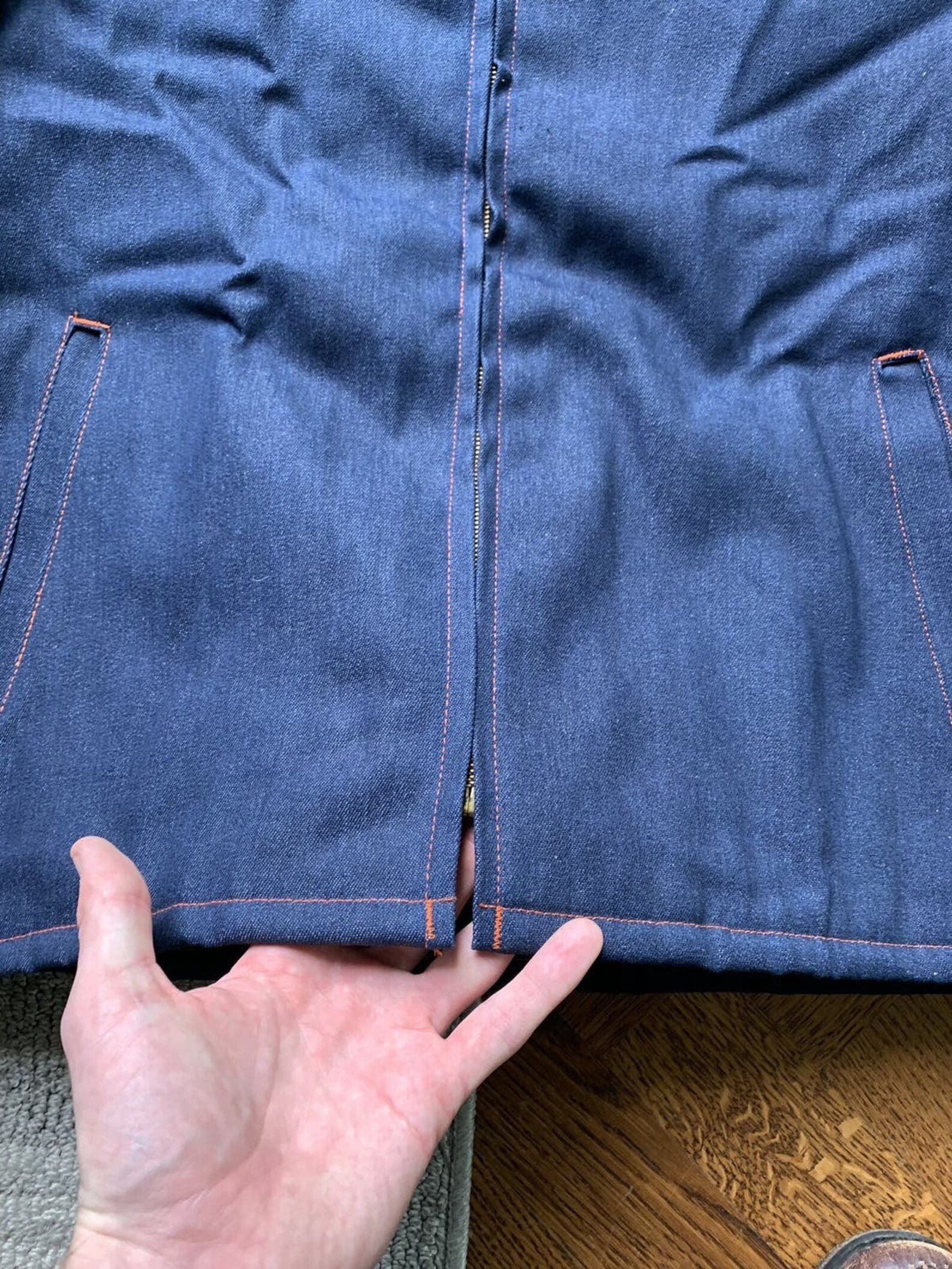90s Prison Issue Work Jacket Vintage Jail Denim Carhartt Detroit Jacket ...