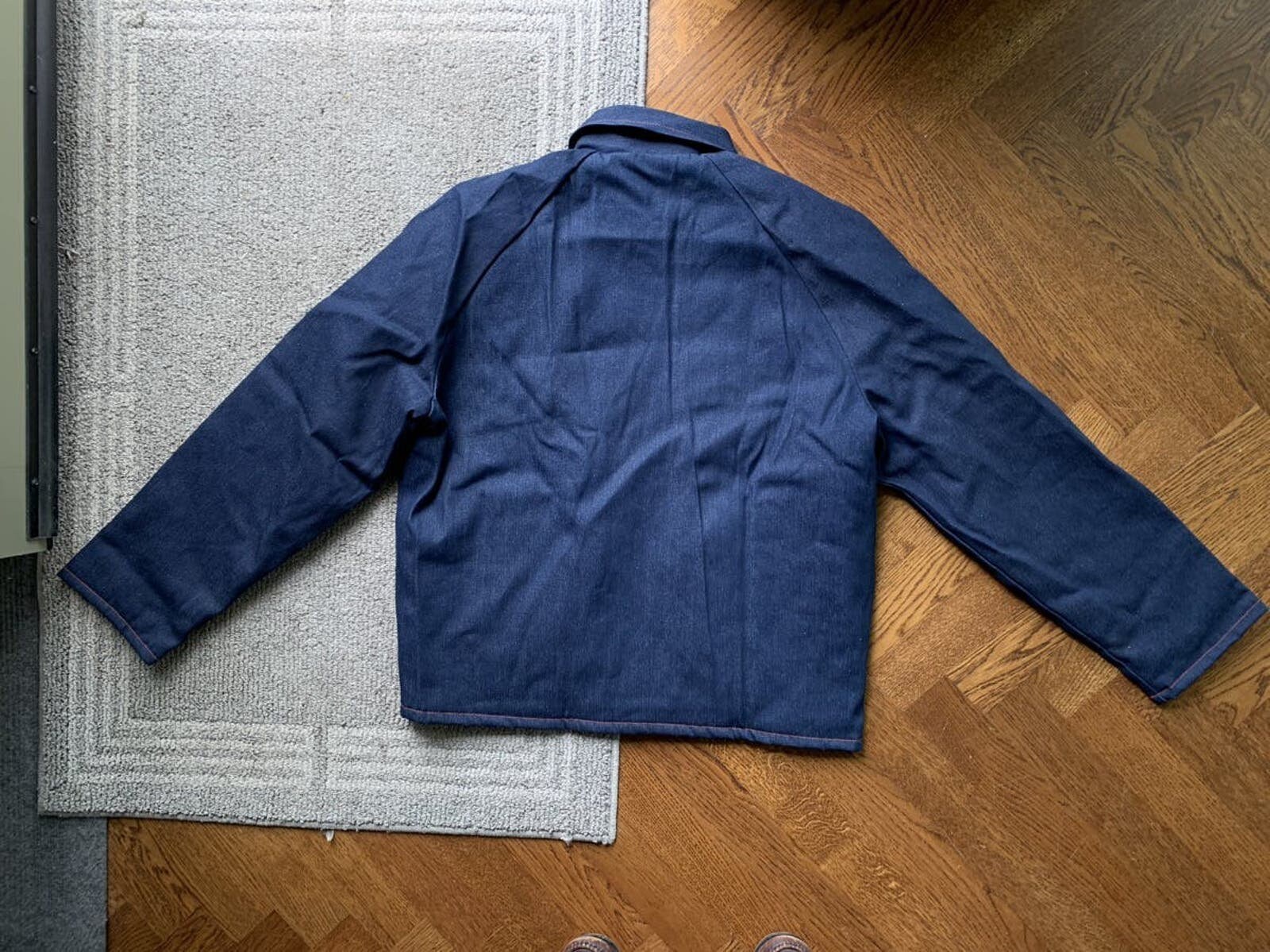 【JUHA】 JAIL POCKET JACKET Vtg 90's PRISON BLUES~ Size L~ Denim Coat Jacket | eBay