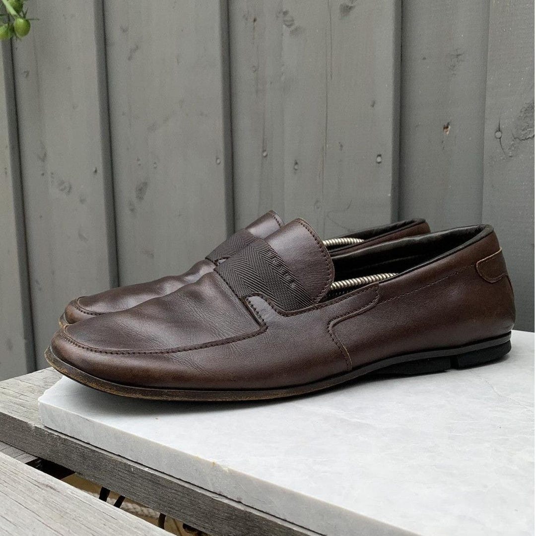 靴 00s prada archive suede squaretoe loafer 00s prada archive suede squaretoe loafer - メルカリ