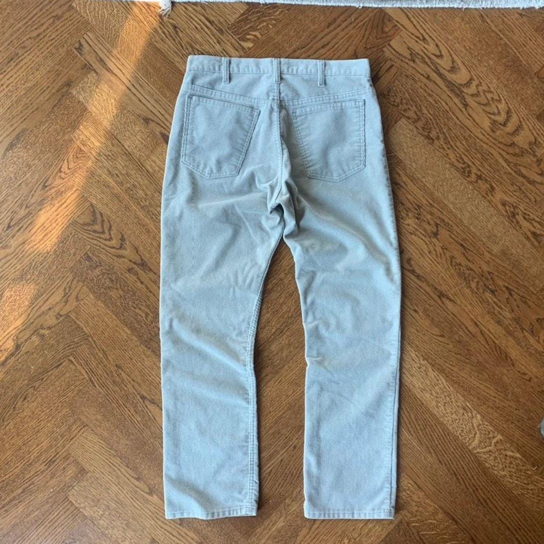 1970s Levis Corduroy Pants Vintage Levi’s White Tab 1980s Vintage Levis 519 1970s Vintage Levis Corduroy Trousers Talon Zipper Size 32x29