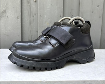 靴 90s 00s PRADA leatherboots archive 00s PRADA archive leather long boots - メルカリ
