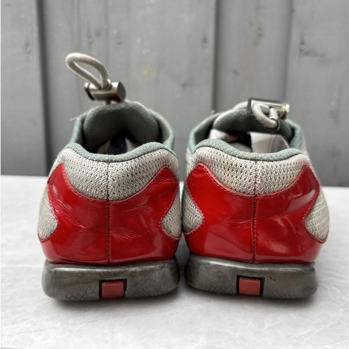 靴 00s PRADA SPORT shoes red Y2K Prada Trainers, Women's Size 36, Italy Italian, Red