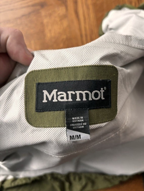 Marmot Rain Coat Shell Jacket Gorpcore Army Green… - image 7