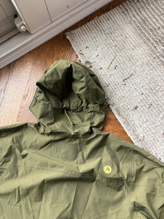 Marmot Rain Coat Shell Jacket Gorpcore Army Green… - image 5