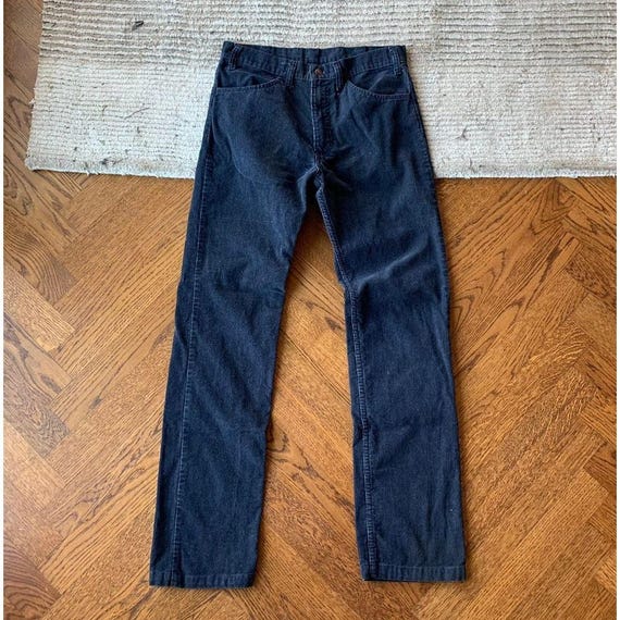 古典 70s Pants Corduroy Tab White Levis Vintage 80s Zipper Talon パンツ