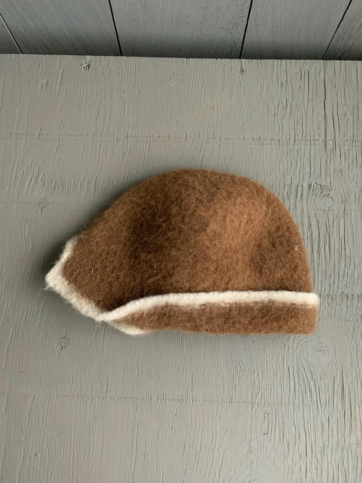 Real Mohair Felted Fuzzy Brown Bucket Hat Rita Mohair Blend Bucket – Hats.com main image 4