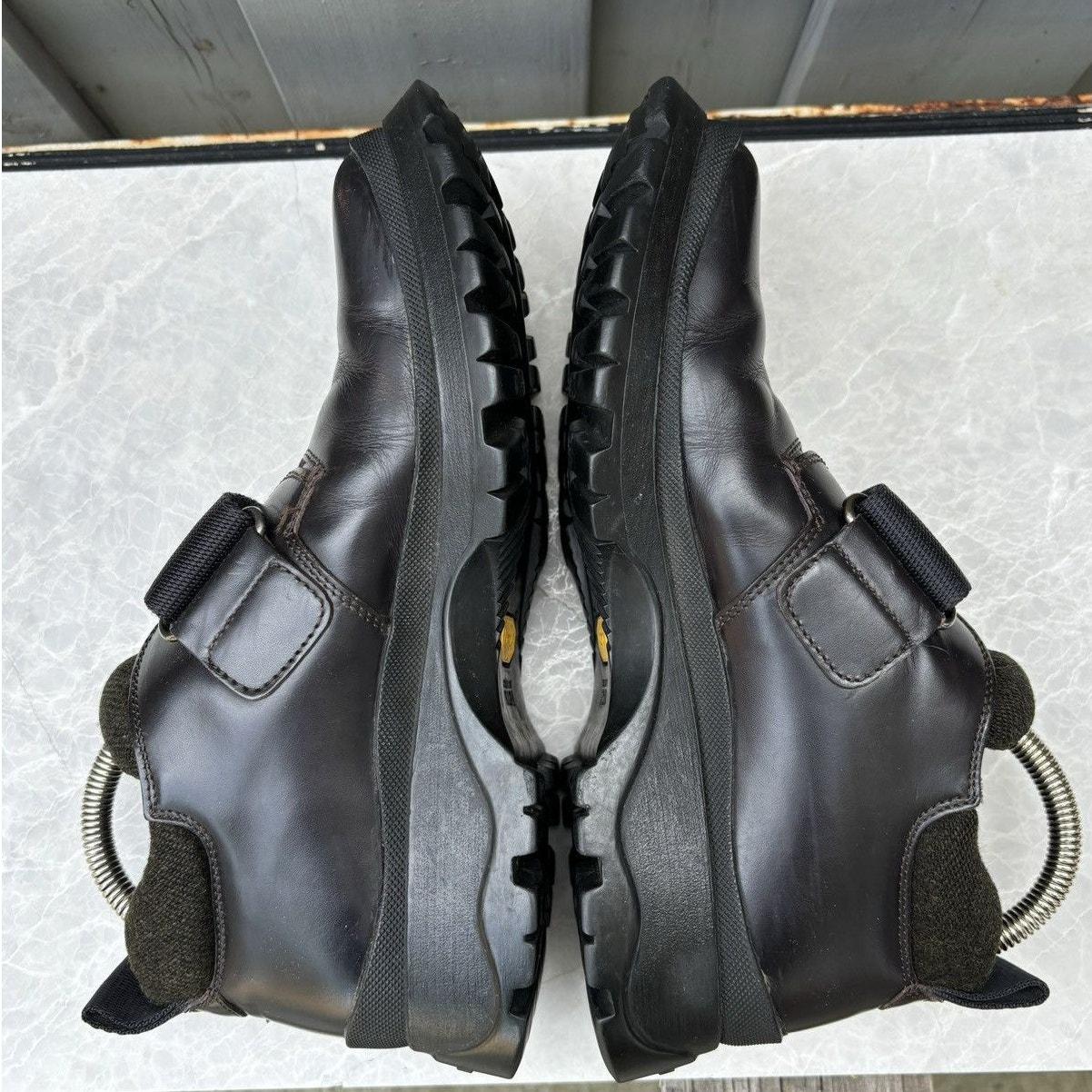 Vintage Prada Boots Cross Strap Velcro F/W 1999 2000s Prada Milano