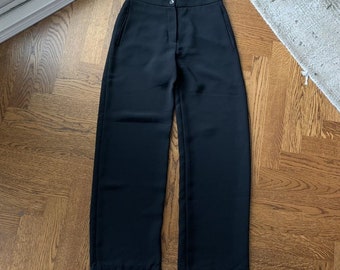 2000s Vintage Jil Sander Pants Light Flowy Trousers Acetate 1990s 90s Y2K Vintage Designer Pants Summer Polyester Acetate Made in Italy