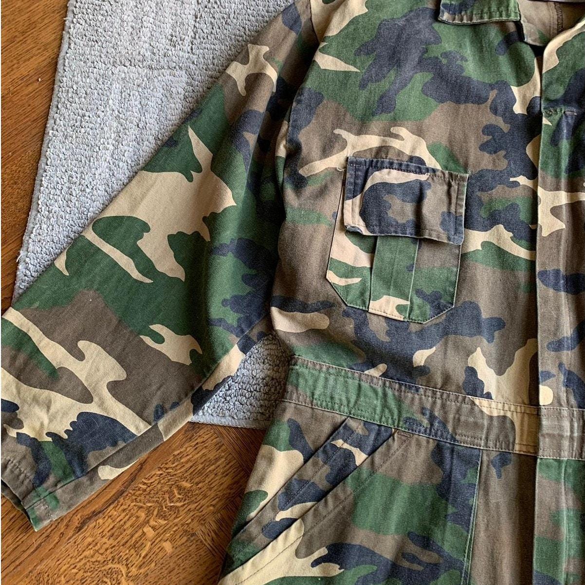 ヴィンテージ ハンティング カバーオール ヴィンテージ ウッドランド