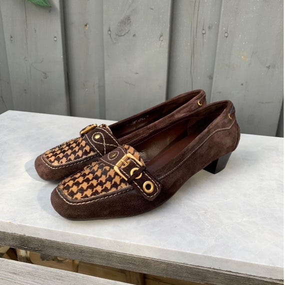 Vintage Kitten Heel Vintage Square Toe Low Heels 1990s Talbots